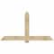 Ekena Millwork Eugene Rough Sawn Timber Gable Bracket, Douglas Fir, 72"W x 39"H x 2"D x 6"F, 13/12 Pitch GBW072X39X0206EUG00RDF - alternate 1